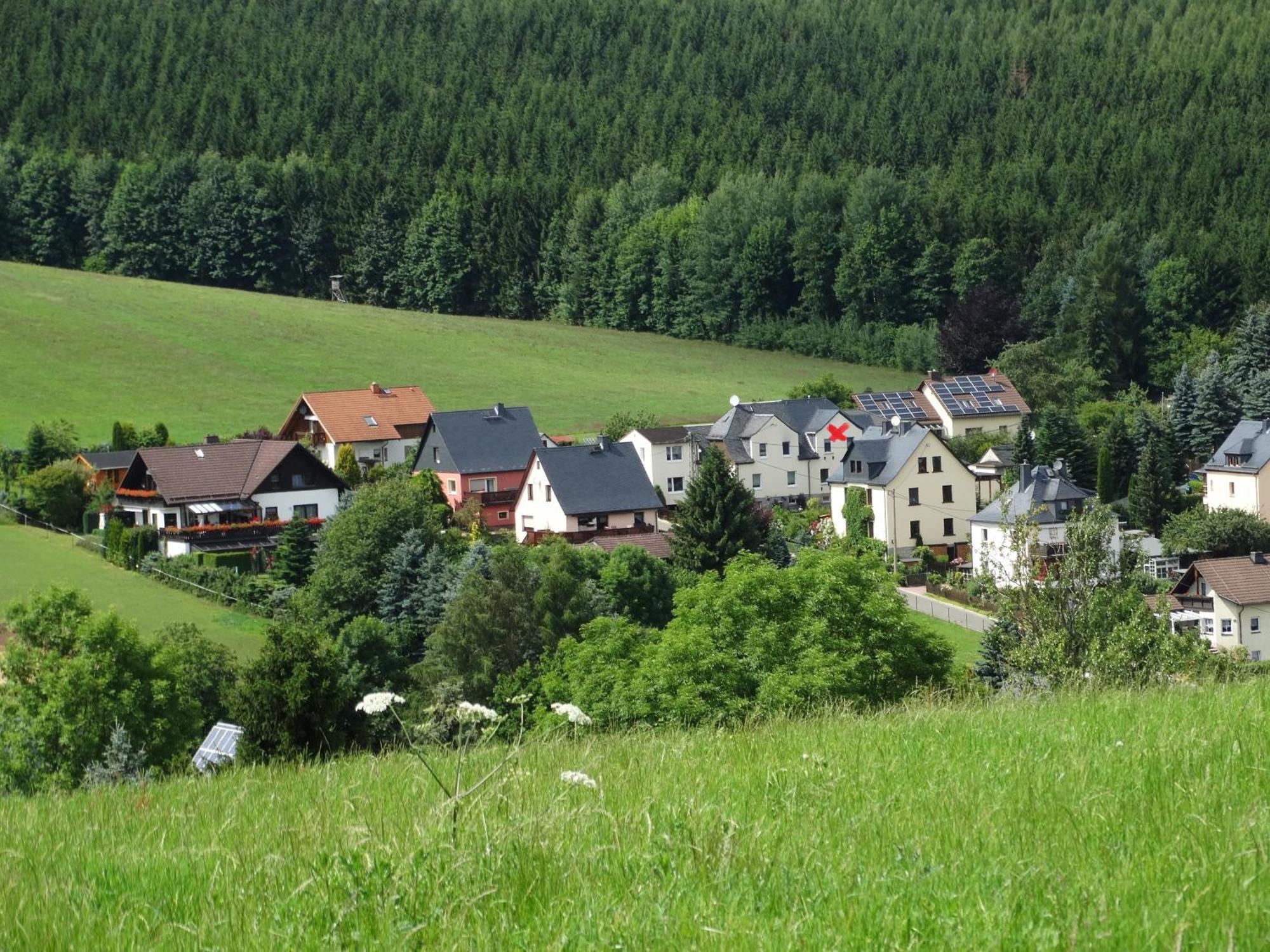 Ferienwohnung "Am Vaterlandsgrubenweg" Oelsnitz  Buitenkant foto